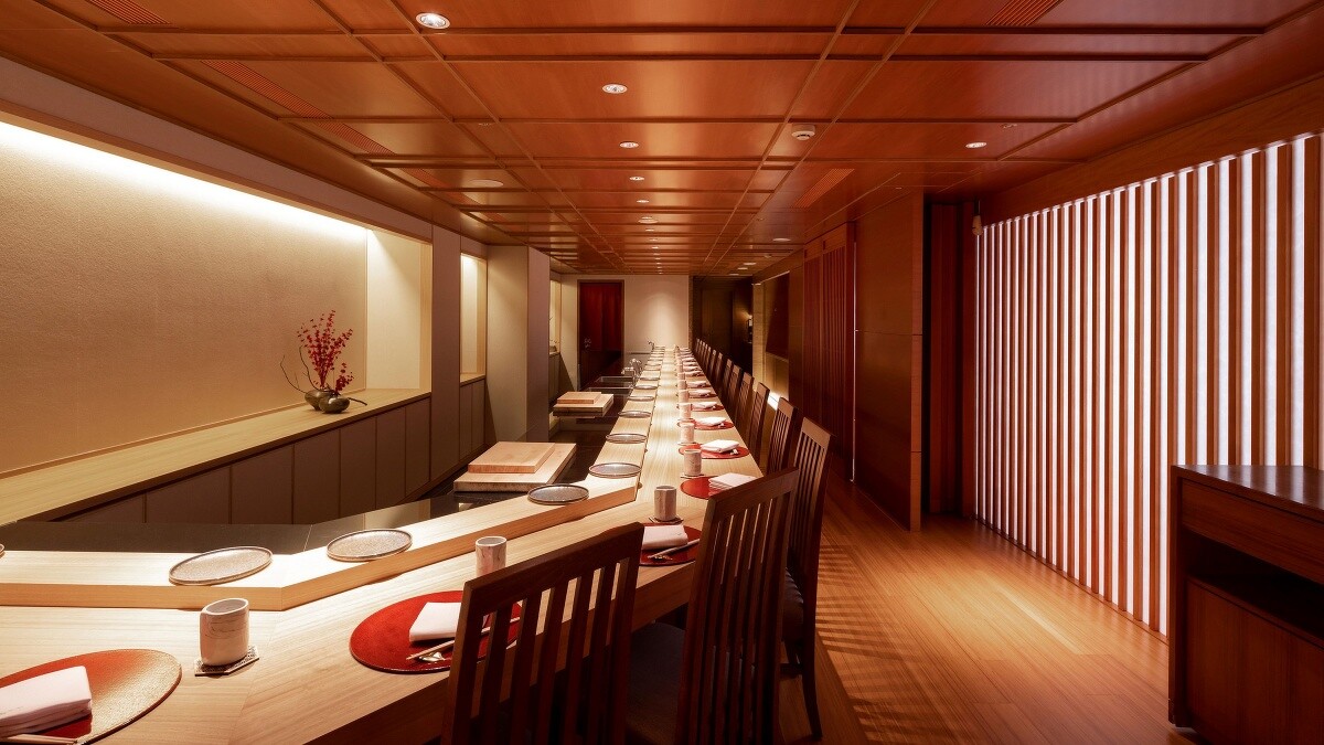 すし桃用餐空間環境