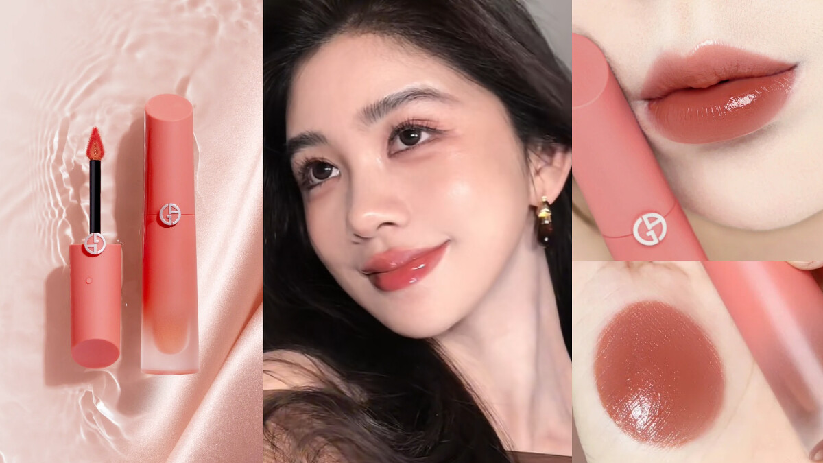 圖片來源: 小紅書 | 奢華絲緞訂製水唇釉 威尼斯日出限定版 #20朝霞暖棕｜定價1,600元