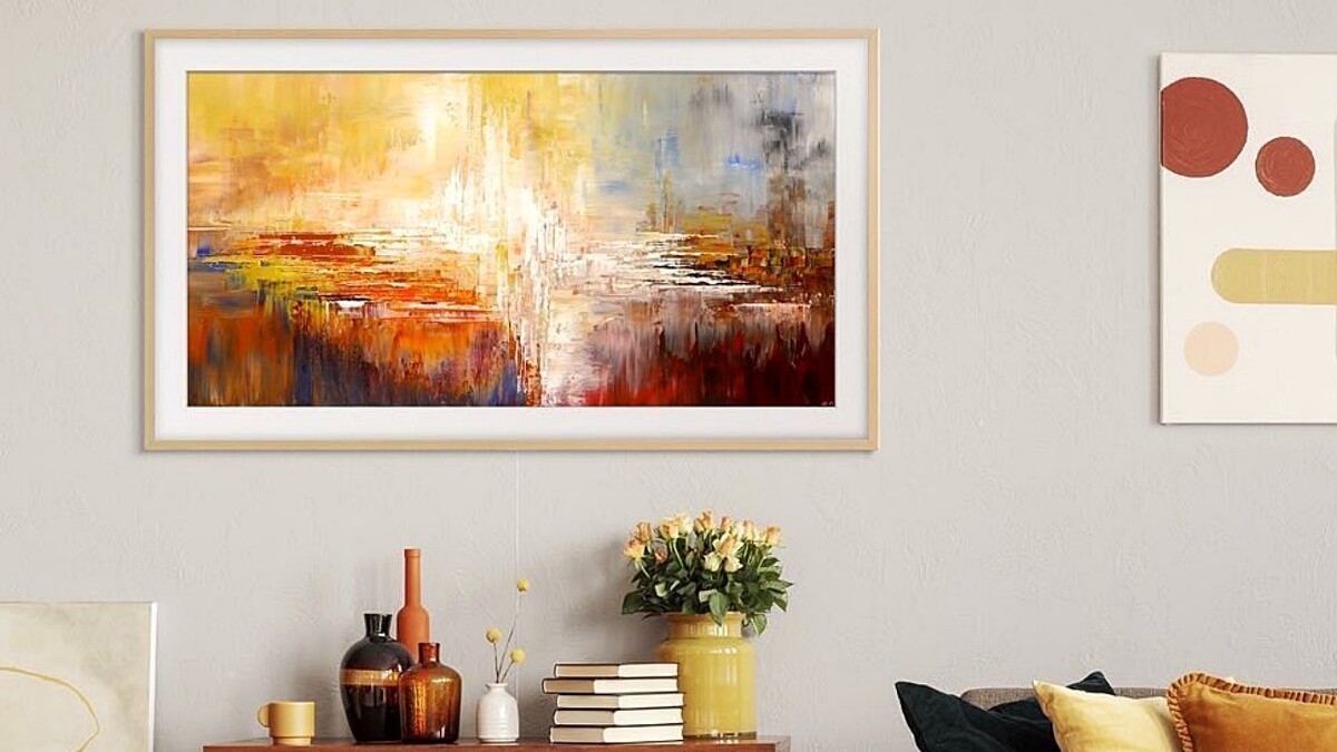 2017年推出的The Frame美學電視系列，讓電視能轉換成藝術品