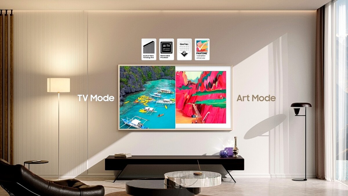 The Frame美學電視系列能切換電視或藝術模式