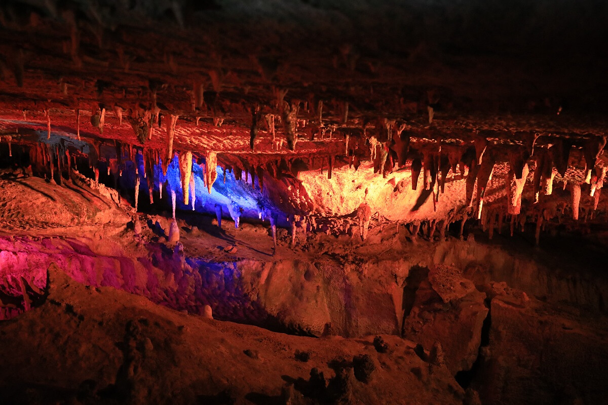 共耗費五年時間挖掘出來的面不動鍾乳洞，被指定為奈良縣特別天然紀念物，在洞內，可以欣賞經過數萬年形成的壯麗景觀。