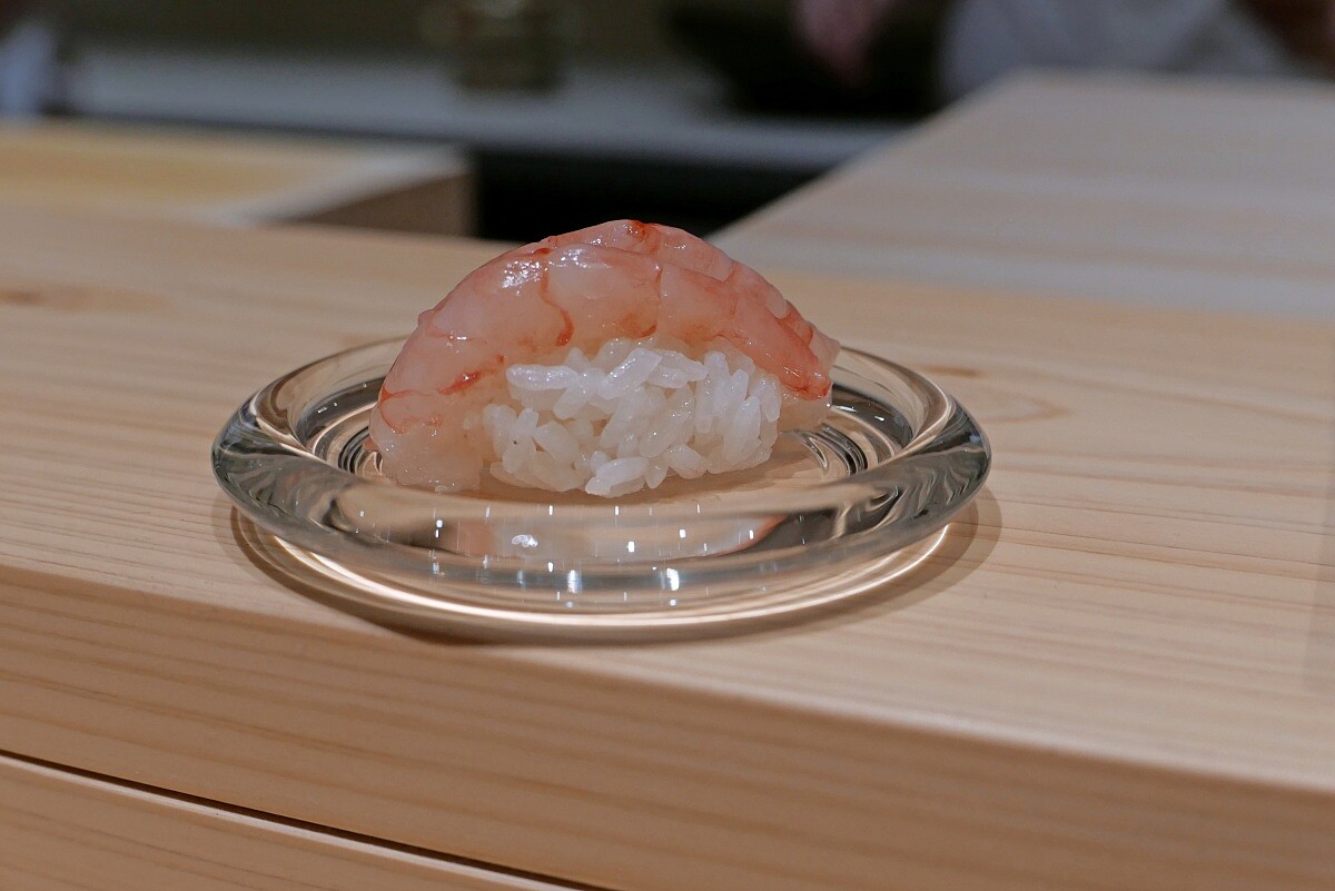 「甜蝦握壽司」。