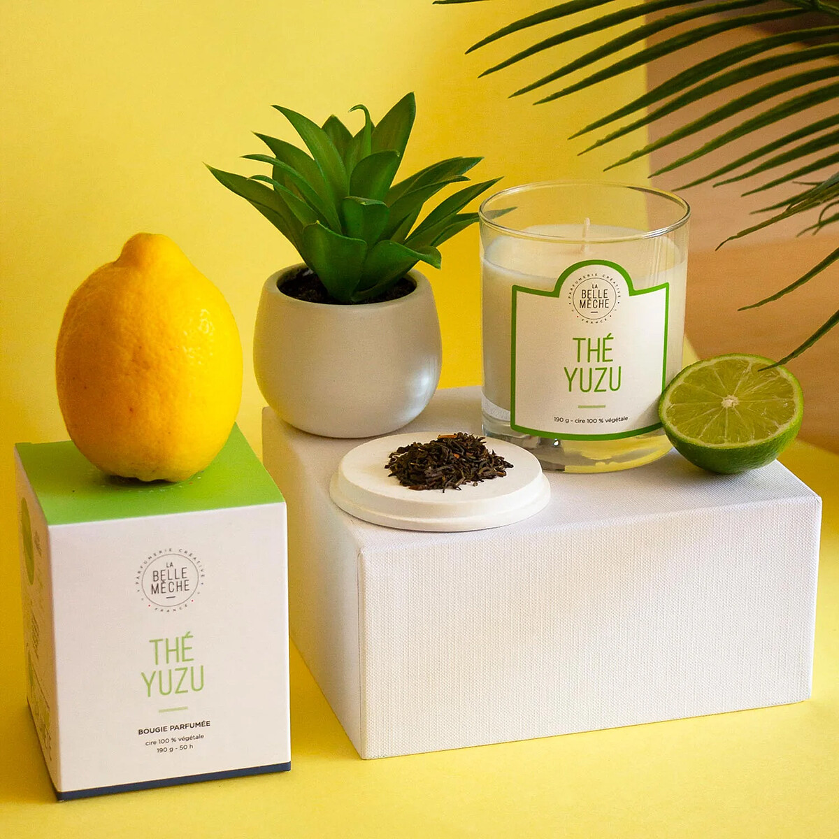 La Belle M&egrave;che柚子茶香氛蠟燭190g，NT1,450