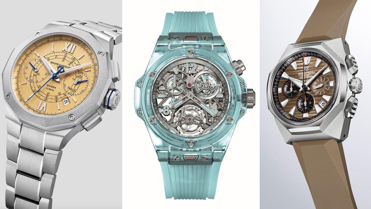 Hublot湖水藍、IWC草綠、Grand Seiko奶茶棕...2025多彩運動錶13款推薦