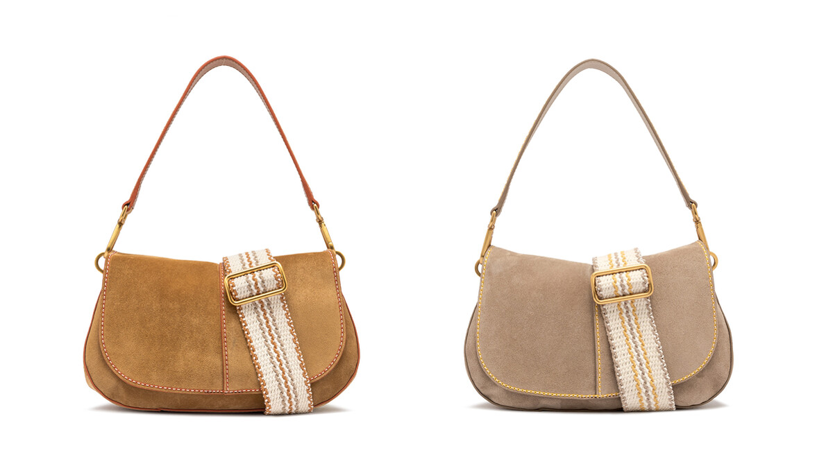 Helena Round麂皮馬鞍包，NT16,800。