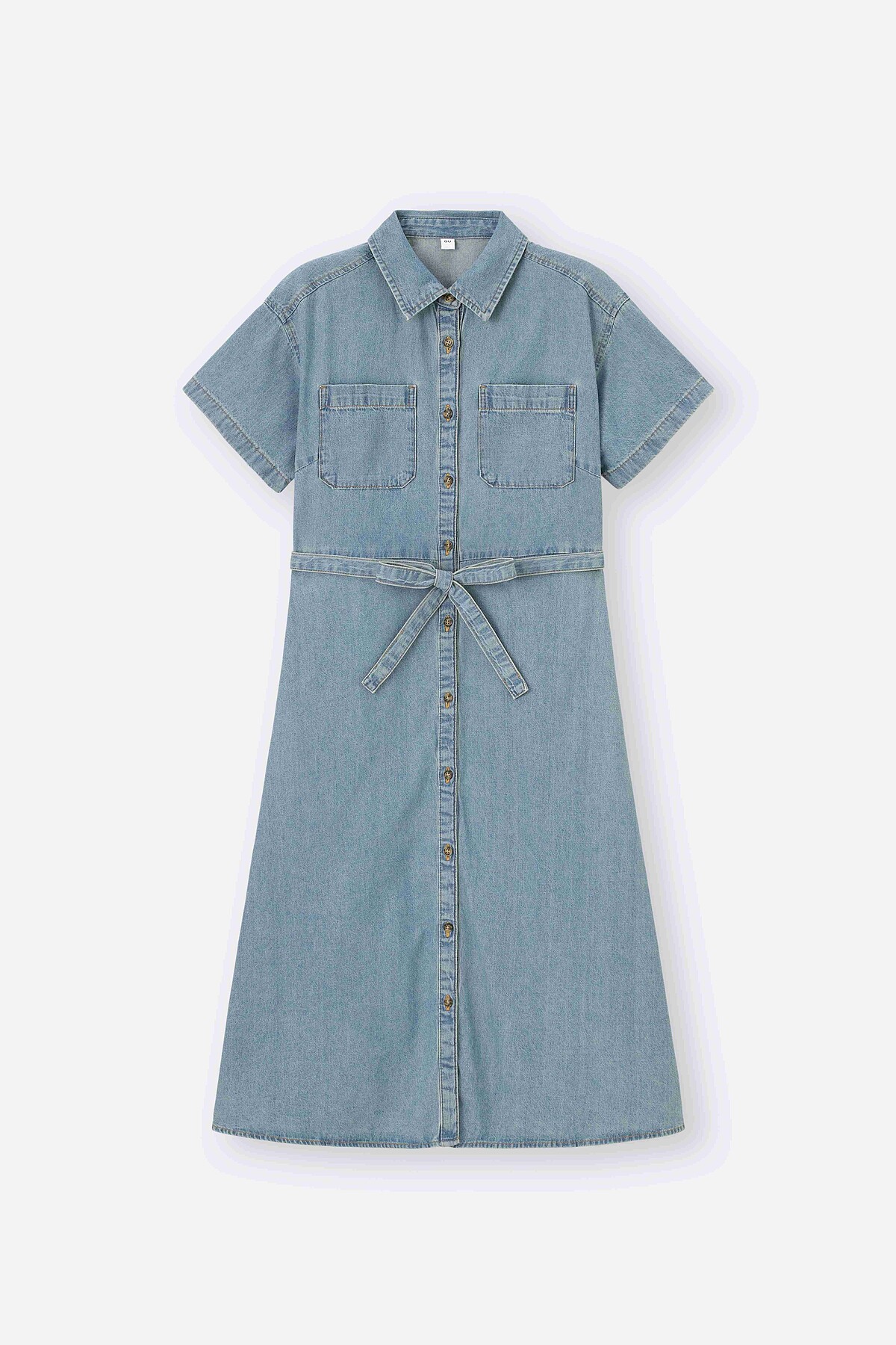 女裝輕型牛仔工作襯衫洋裝_售價990