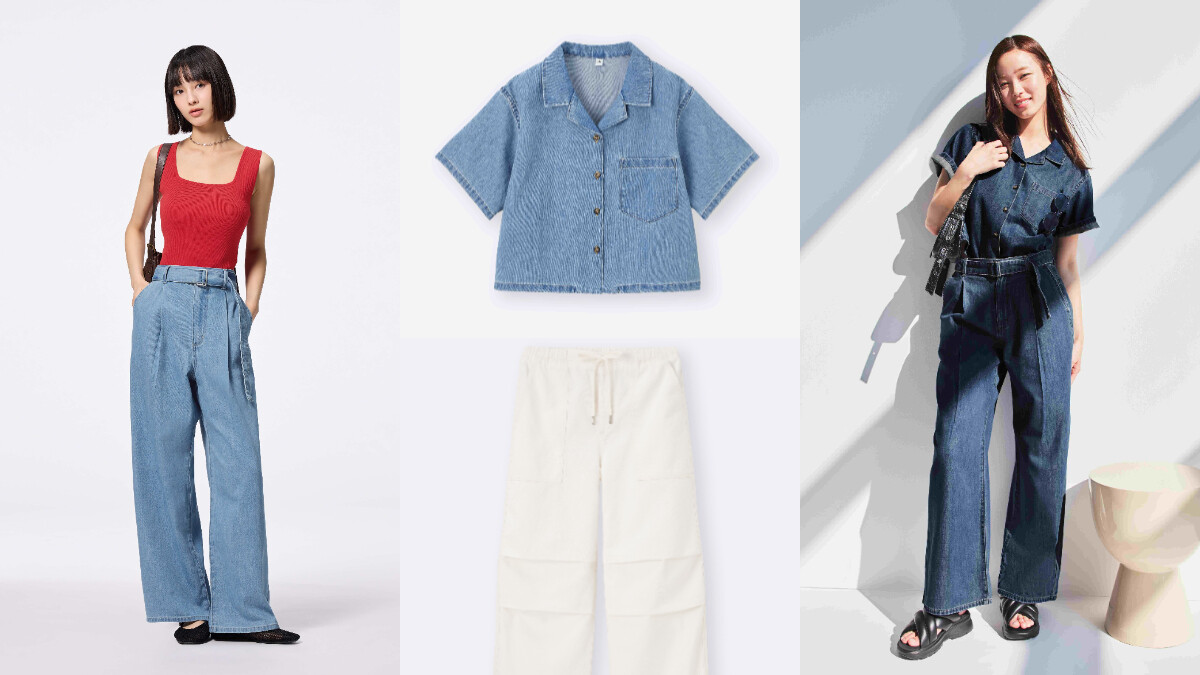 小個子女孩也能擁有大長腿！Threads 上爆紅 GU「Light Denim輕型牛仔系列」，穿搭技巧、單品資訊一次看