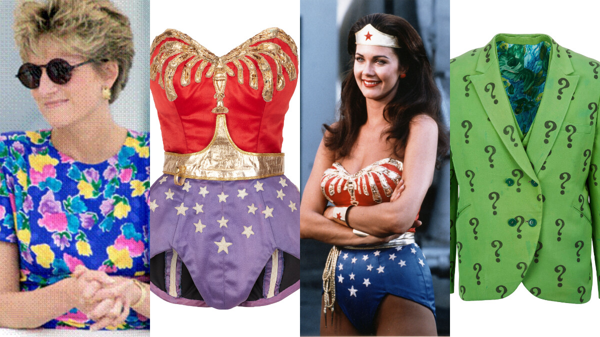 戴安娜王妃「愛心之裙」將拍賣！朱利安拍賣行強勢回歸，神力女超人、蝙蝠俠道具服拍賣細節一次看