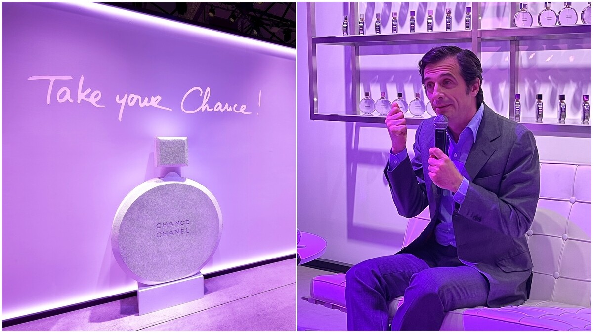 Olivier Polge在東京新香發表會現場。