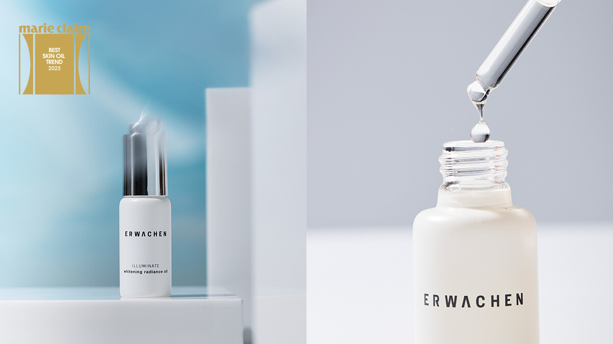 2025國際美妝大賞超人氣黑馬──Erwachen醒寤「御光淨白煥采油」，飽含極光煥白C的美白精華油，高效穩定日間美白邁向新境界