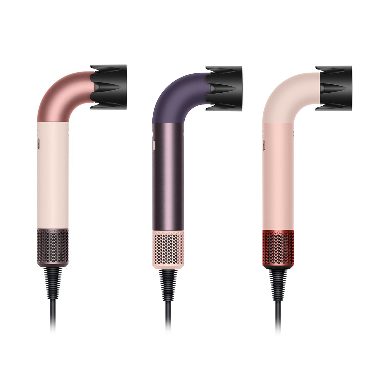 Dyson Supersonic r&trade;精準造型輕量吹風機全新三色，NT14,900元。