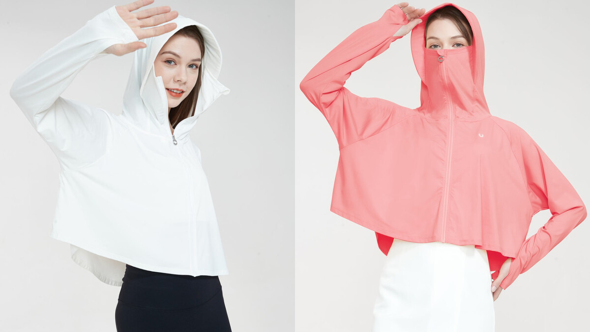 抗UV-Apex超涼感口罩連帽披風外套NT.999