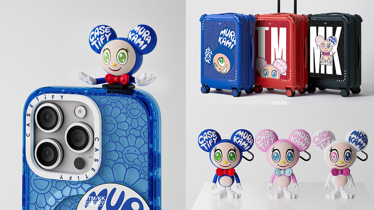 村上隆 x CASETiFY超狂聯名！「DOB先生」躍上手機殼、行李箱，潮人必搶收藏