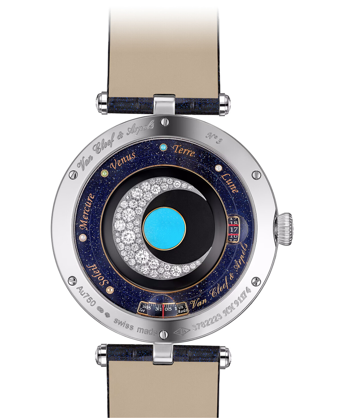 Van Cleef & Arpels 梵克雅寶 Poetic Complications 詩意複雜功能系列 Lady Arpels Plan&eacute;tarium腕錶