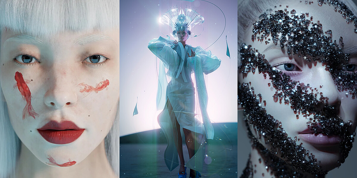 Shavonne Wong擅長運用數位藝術創造逼真的3D虛擬人像模型