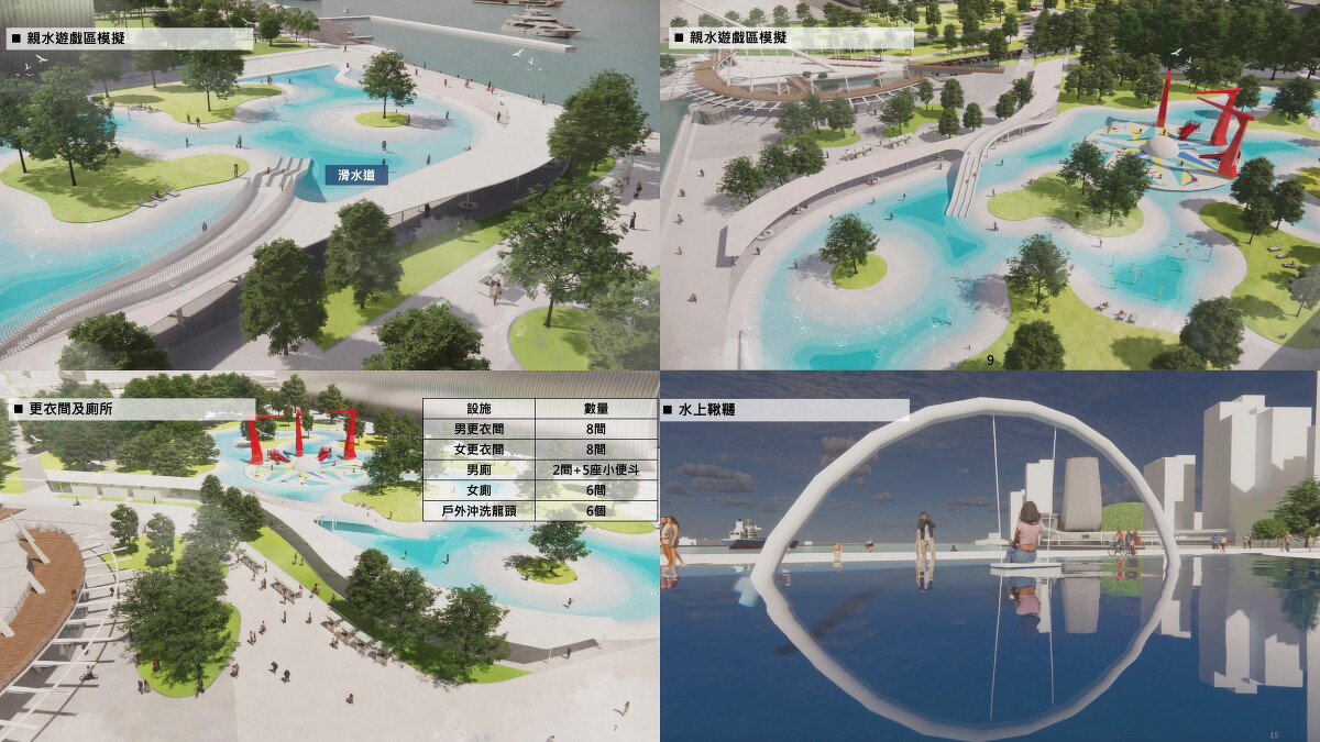 「星光水岸公園」模擬圖規劃