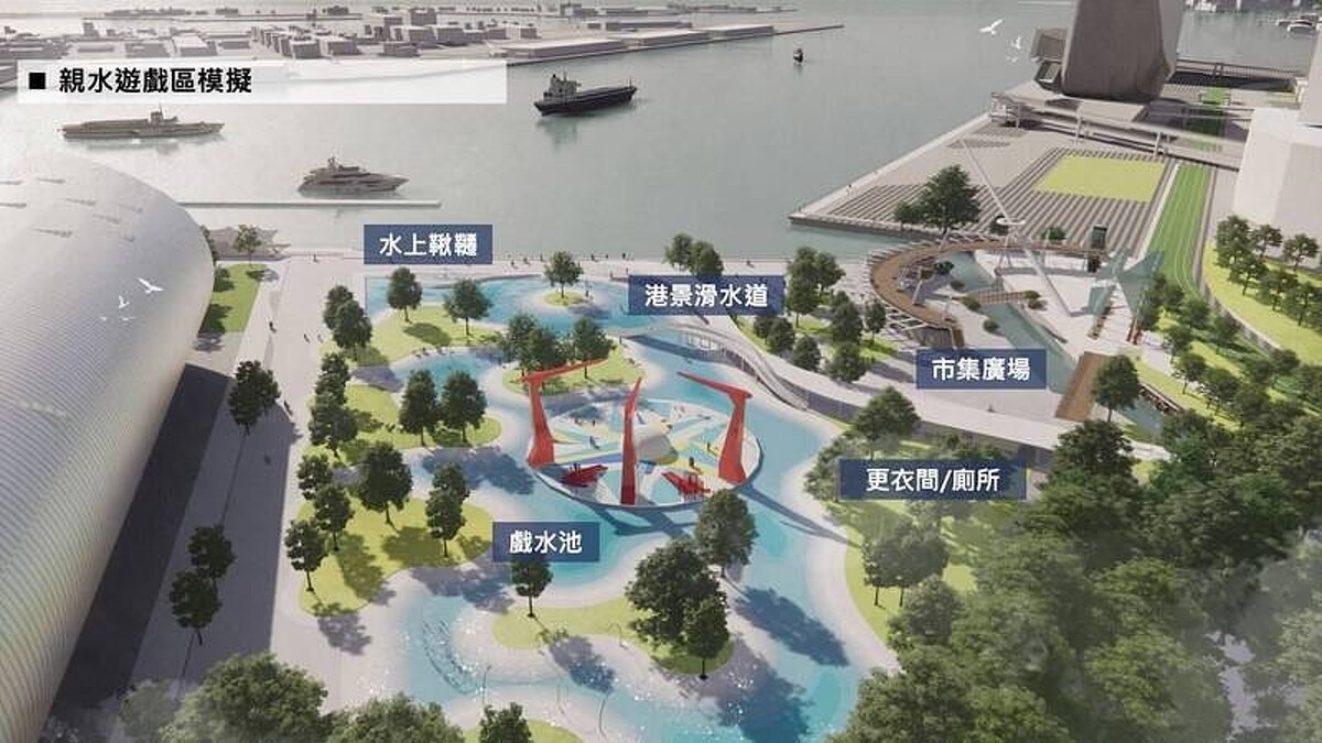 「星光水岸公園」擴建模擬圖