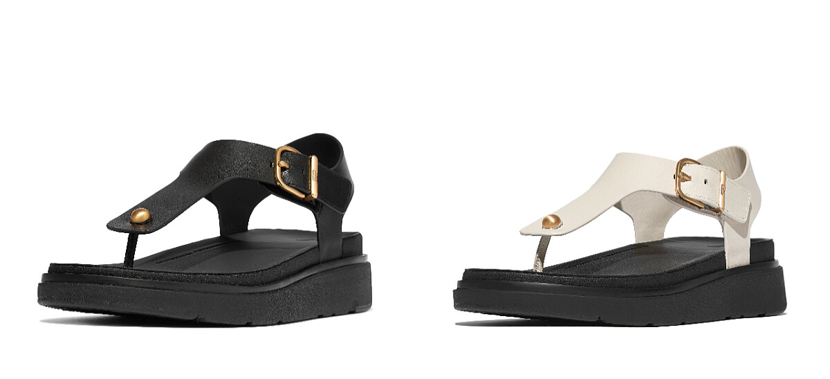 GEN-FF LEATHER 後帶夾腳涼鞋，NT$ 6,850