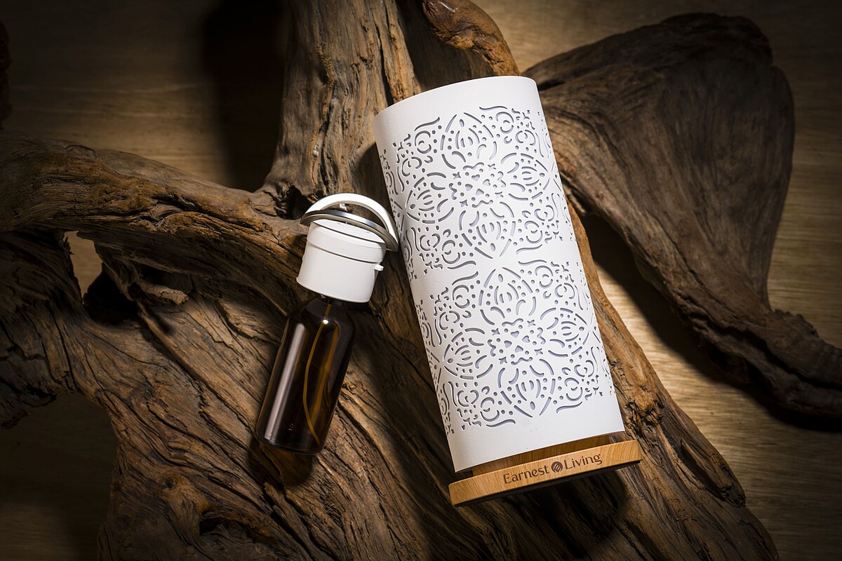 EARNEST LIVING 100ml鏤空金屬無水精油薰香機