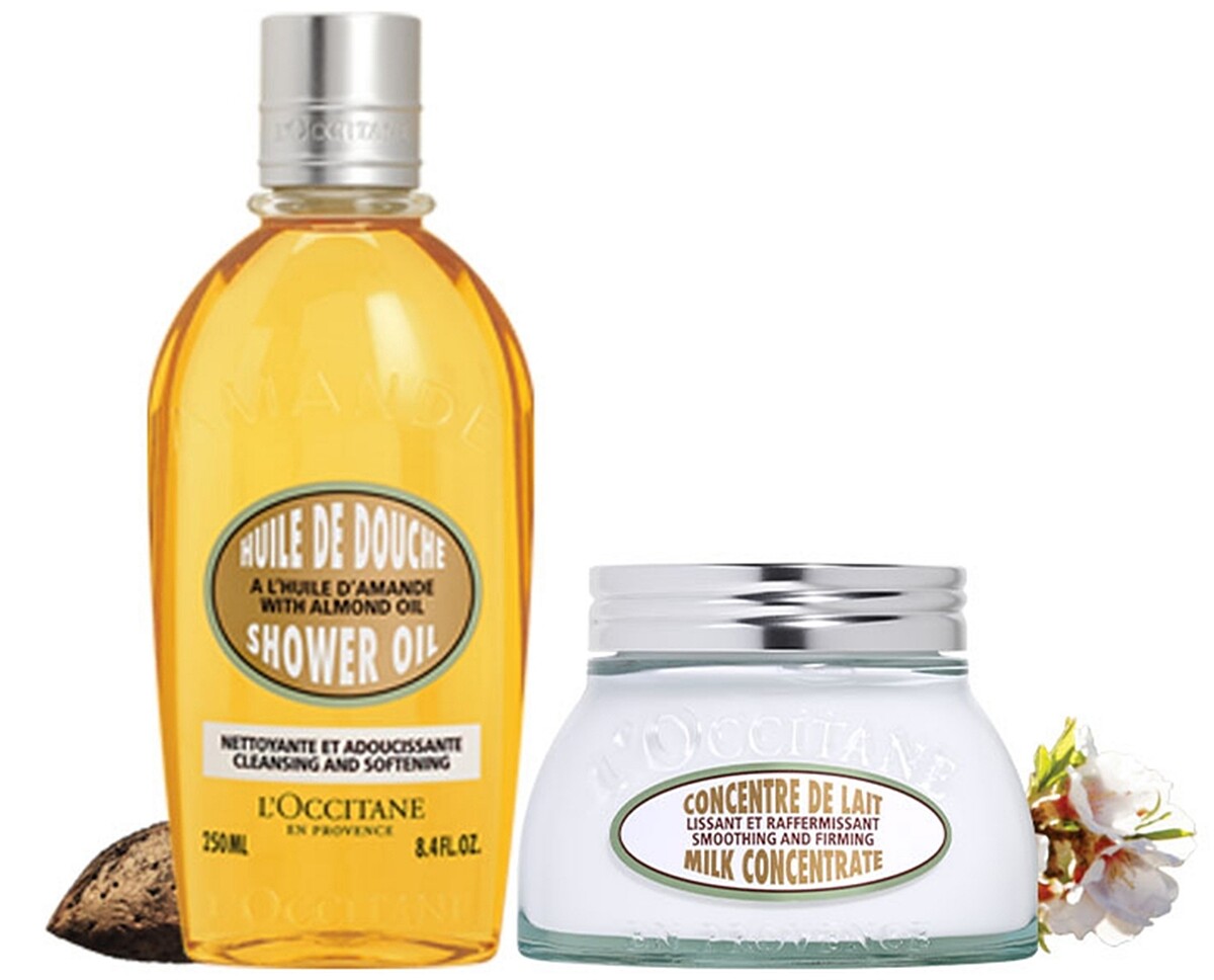 歐舒丹杏仁緊膚美體組