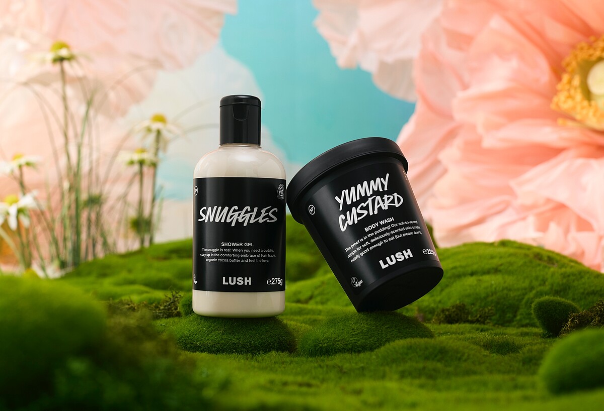 LUSH奶油泡芙沐浴露115g，NT400、275g，NT800、550g，NT1,300