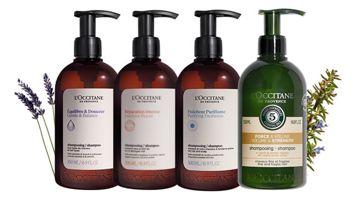 歐舒丹草本洗髮乳500ml任選2件85折