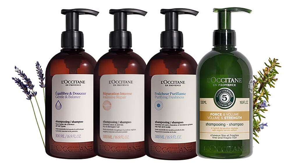 歐舒丹草本洗髮乳500ml任選2件85折