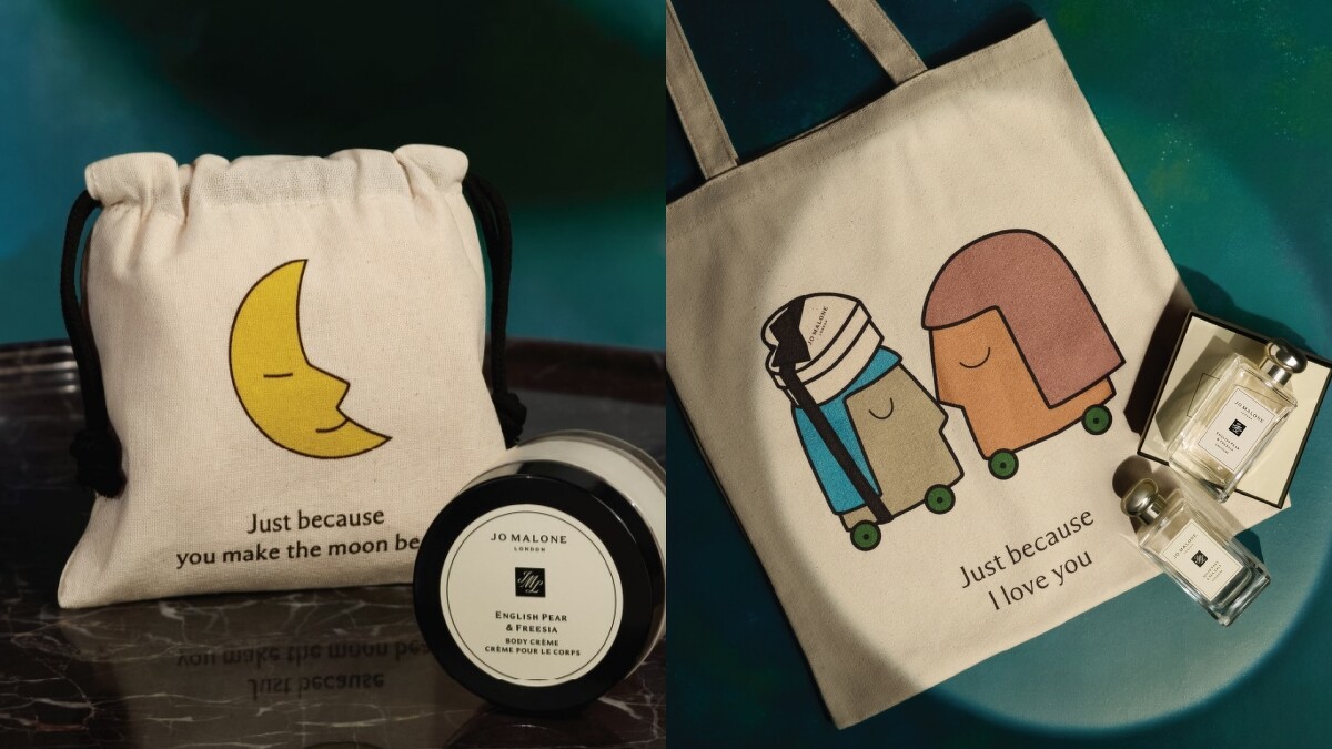 Jo Malone London 驚喜療癒系列貼紙組、磁鐵組、束口袋與托特包等於2025母親節活動百貨專櫃現身，為母親節香氛禮物帶來更多驚喜與回憶(數量有限，贈完為止)。