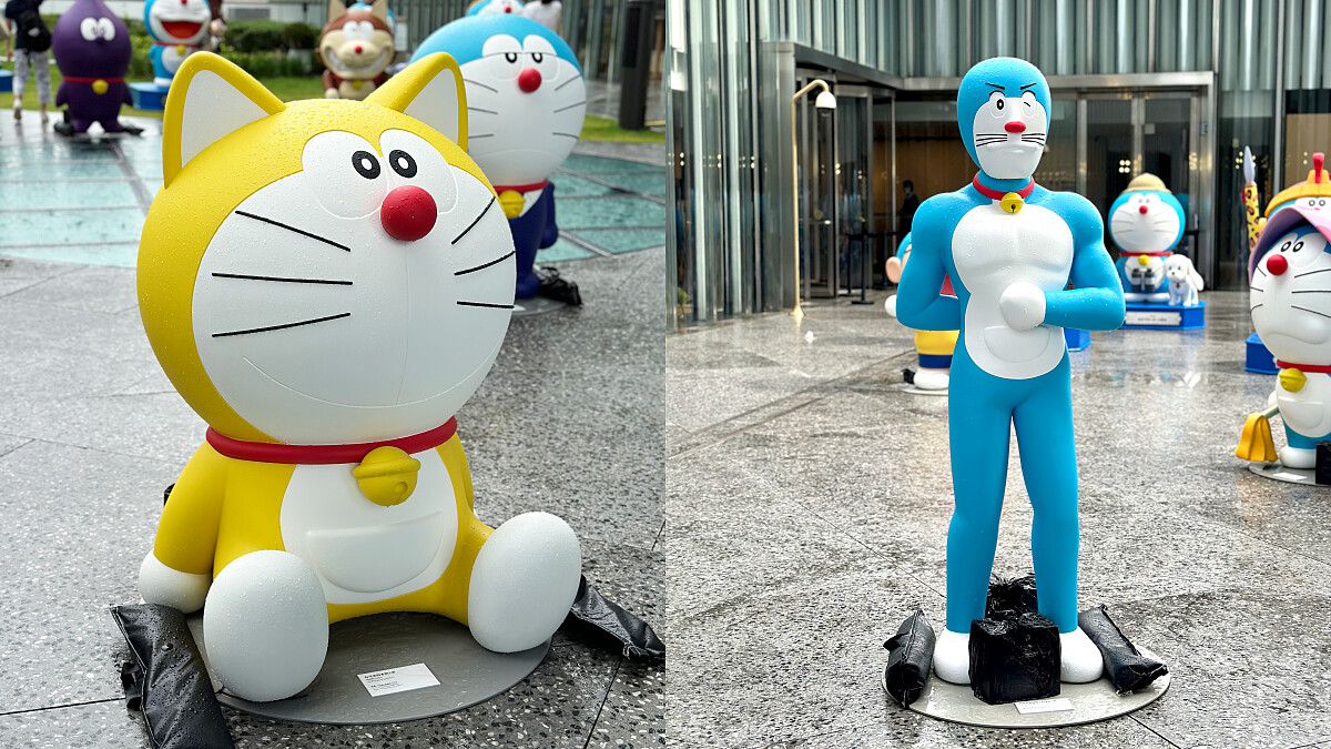 《100%哆啦A夢&FRIENDS 巡迴特展 香港站》展出100隻造型哆啦A夢！Photo／Benny