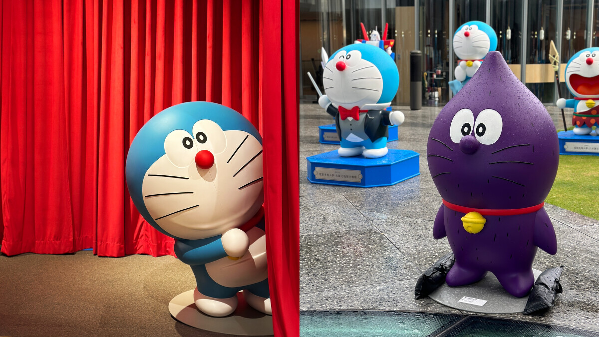 《100%哆啦A夢&FRIENDS 巡迴特展 香港站》展出100隻造型哆啦A夢！Photo／Benny