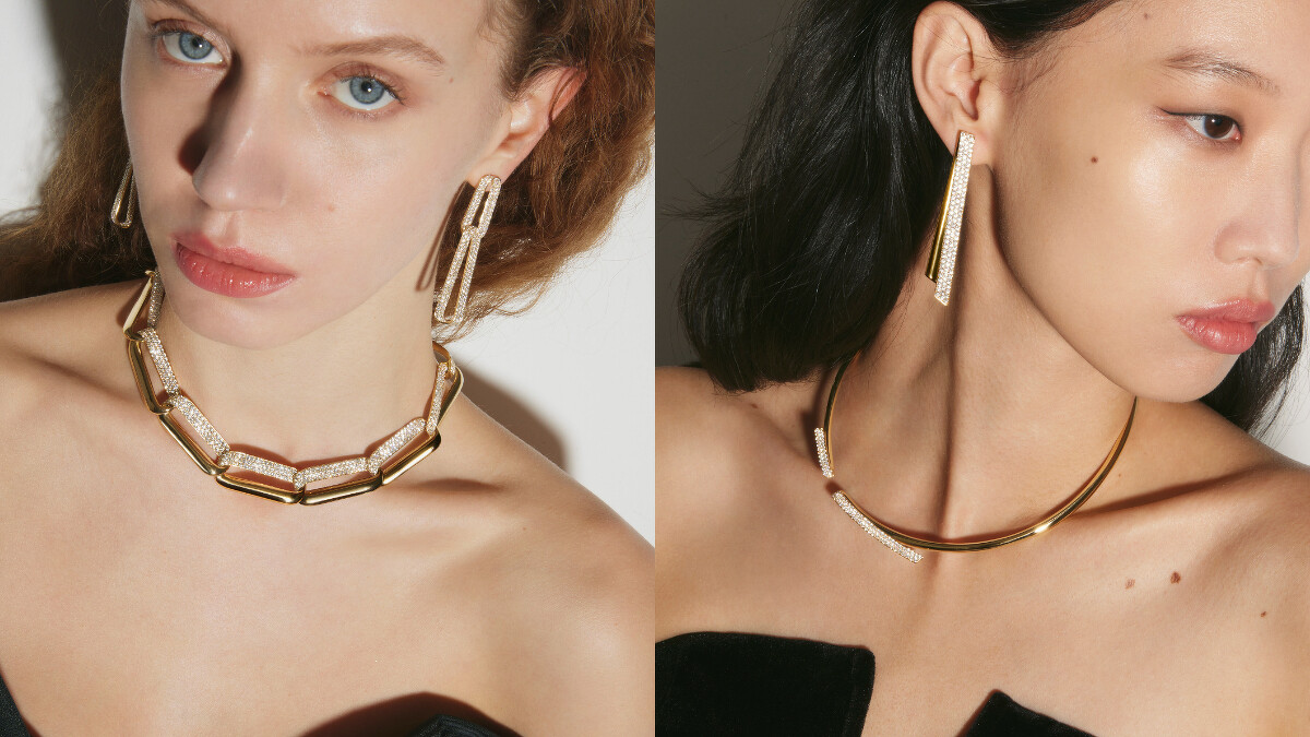 INSIDE/OUT系列將高級服裝設計語彙轉化為鑽石珠寶。