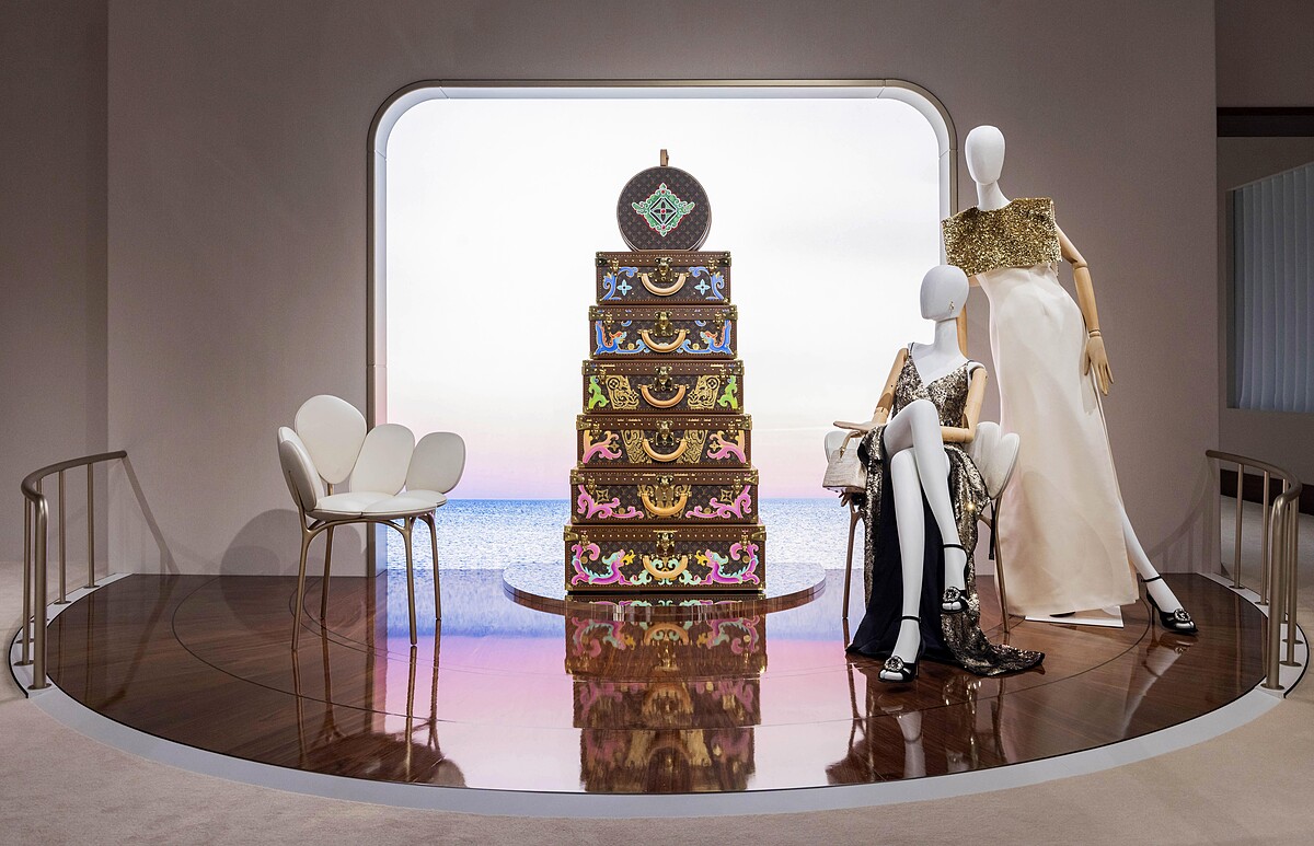 路易威登2025 Savoir Rêver典藏工藝展「揚帆啟航」主題區。