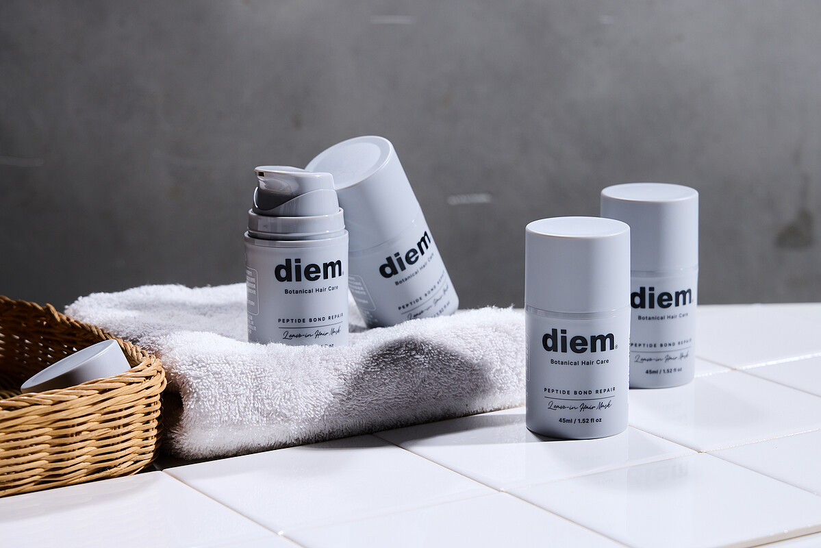 diem強韌修護免沖洗髮膜，45ml /瓶 NT$680。