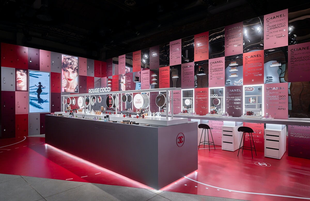 香奈兒COCO玩色遊樂園的COCO玩色商店。