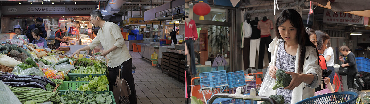 從市場挑菜、試作到正式料理，兩位素人子女一手包辦 (照片恆隆行提供)