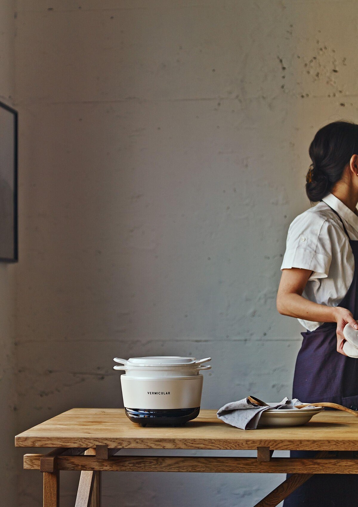 Vermicular IH mini 琺瑯鑄鐵電子鍋份量剛剛好， 新鮮享用 0浪費、0剩菜、0負擔 (照片恆隆行提供)