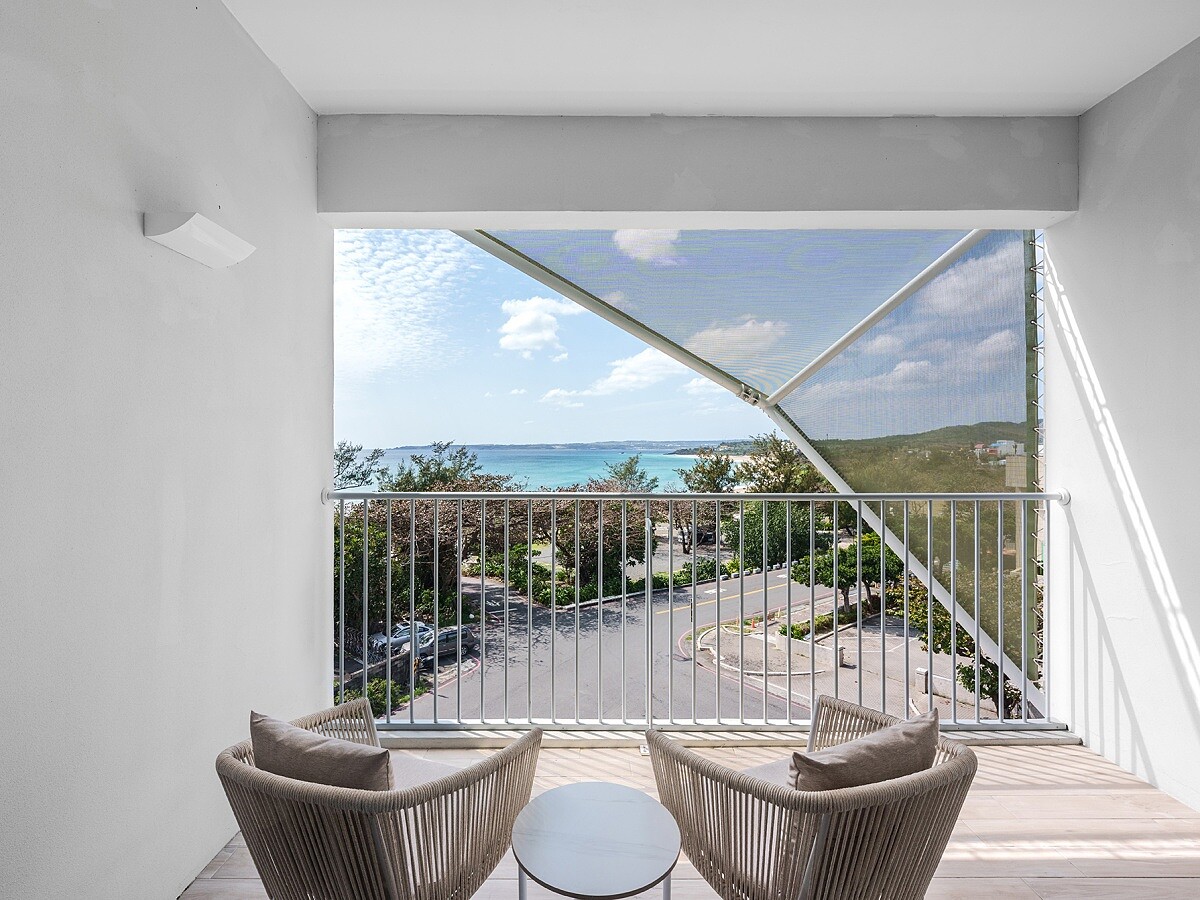 五大房型皆有不一樣的山海景色。