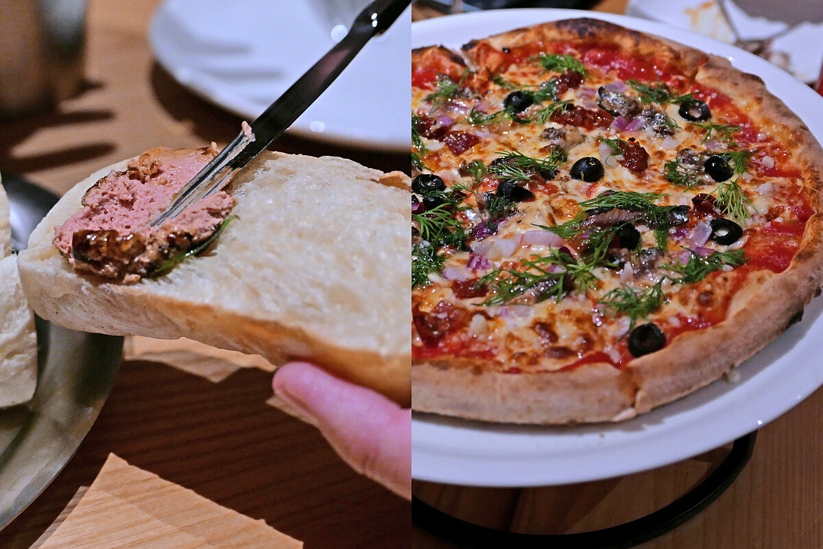 披薩與精彩前菜是必點推薦。