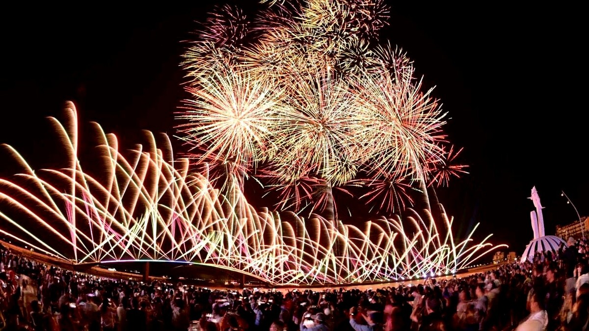 2025澎湖花火節煙火點亮夜空