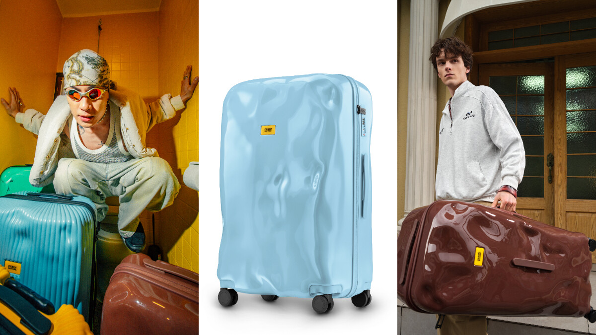 旅行撞凹也不怕！義大利 Crash Baggage 新色資訊一次看，黃宣演繹時髦旅人風格