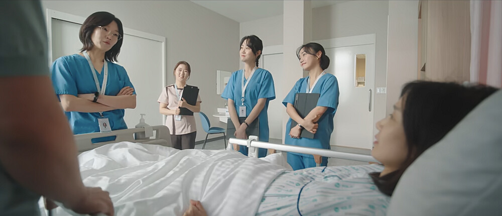 徐貞暋妥善的應對，讓過度擔心的產婦穩定了心情。