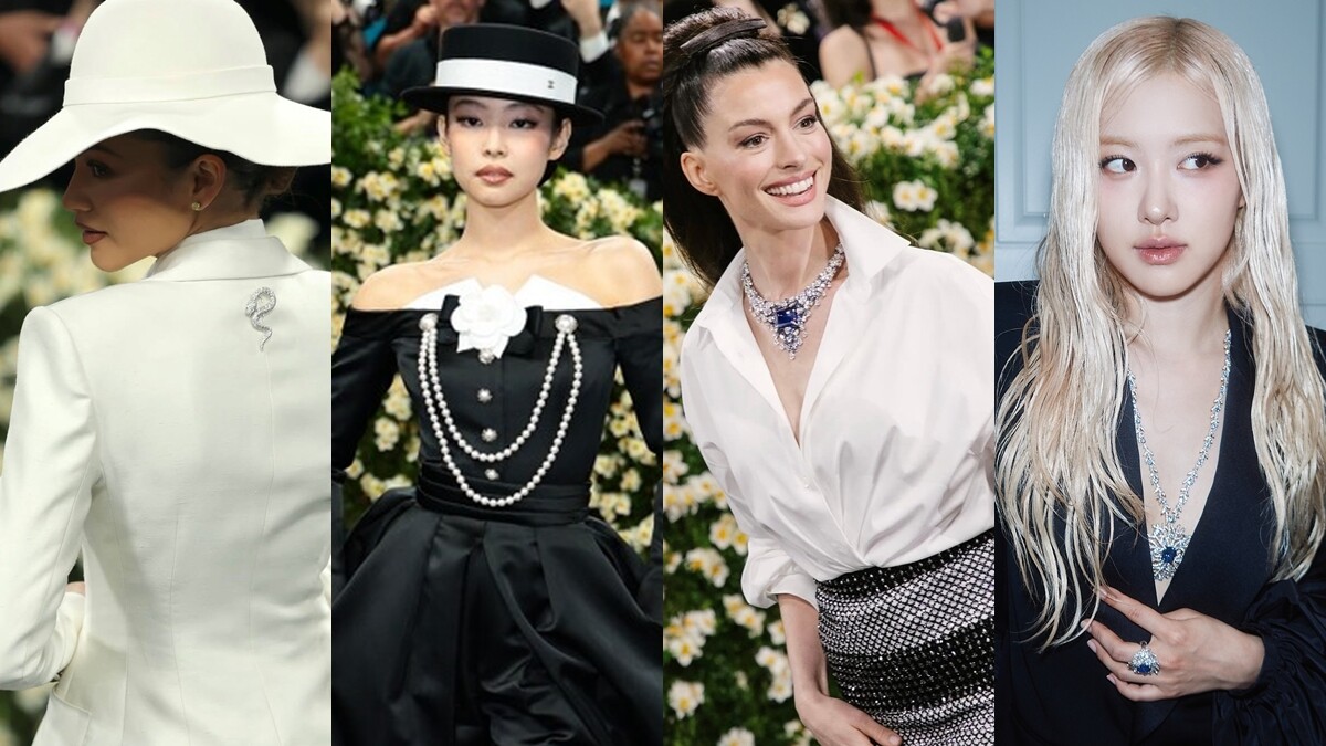 2025 Met Gala紅毯耀眼珠寶細節！Zendaya胸針、Jennie懷錶鍊…