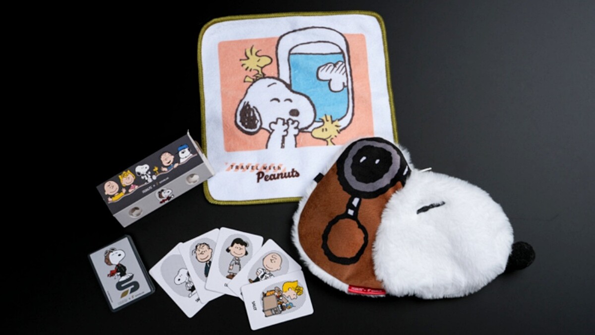 2025「星宇航空STARLUX x PEANUTS史努比主題航班」兒童專屬收心包