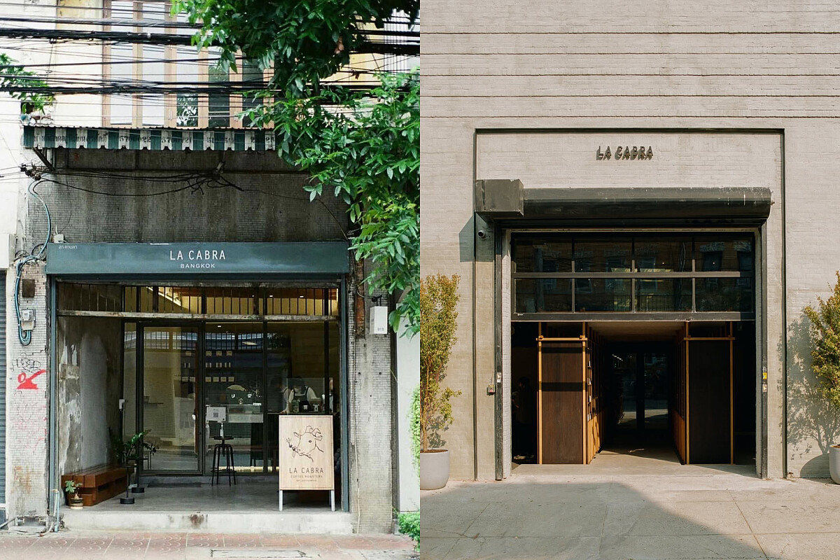 曼谷店與紐約店外觀。