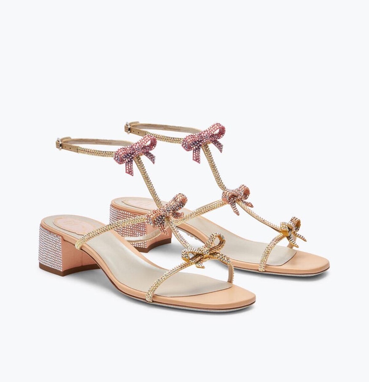 Rene Caovilla Caterina 水晶裝飾涼鞋