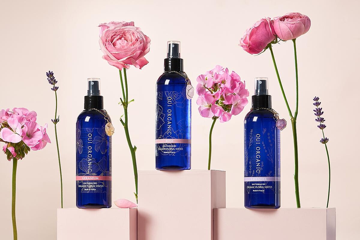 Oui Organic &times;唐綺陽聯名「法式療癒花水-能量水晶」系列三款聯名花水。