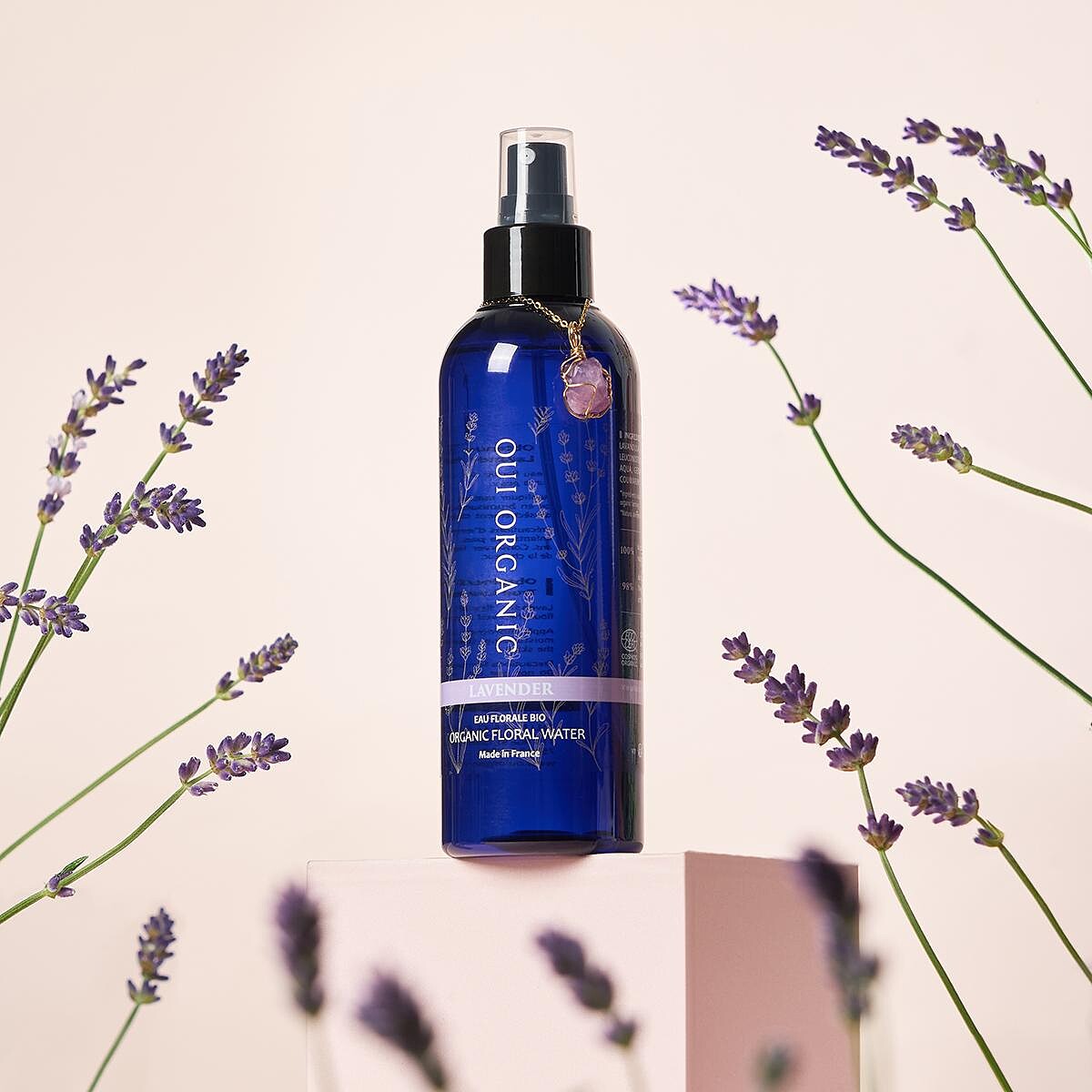 Oui Organic薰衣草純露花水-能量紫水晶200ml，NT790