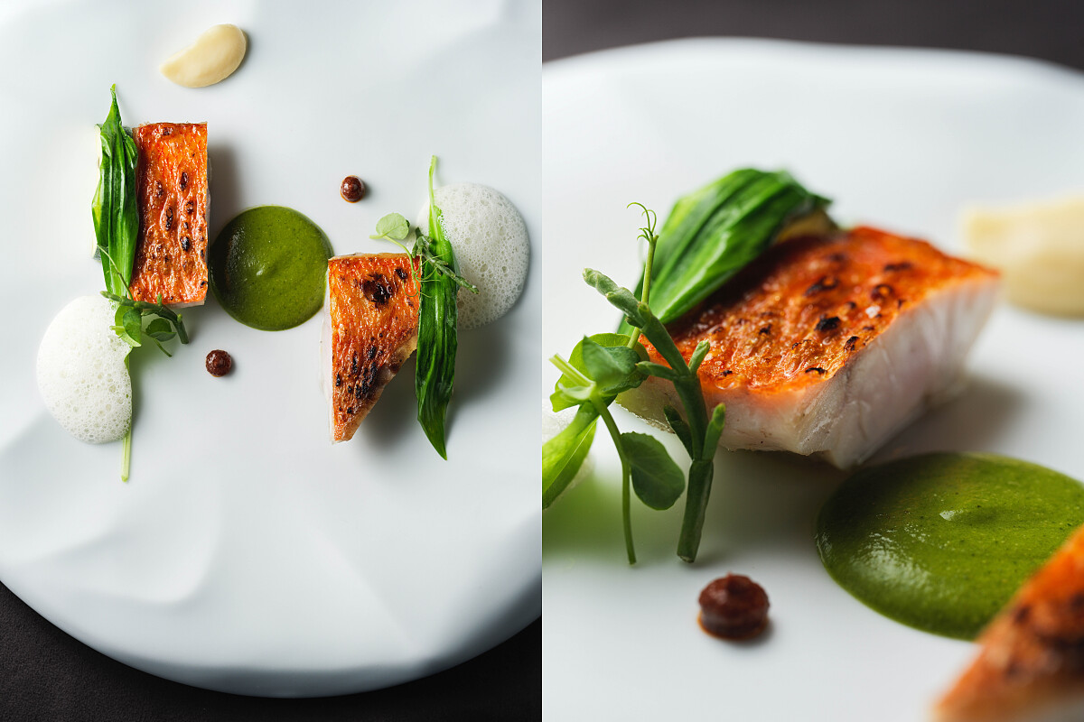 「金目鯛｜杏仁｜開心果」。