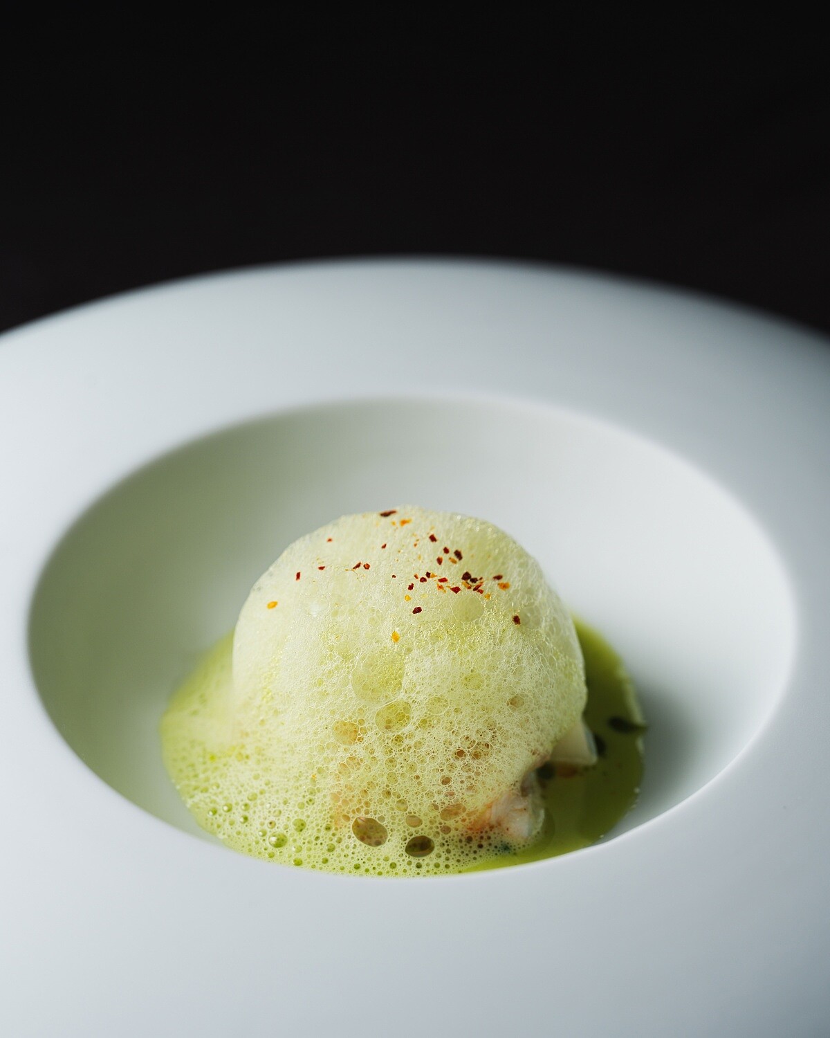 「螯蝦｜竹筍｜豌豆」。