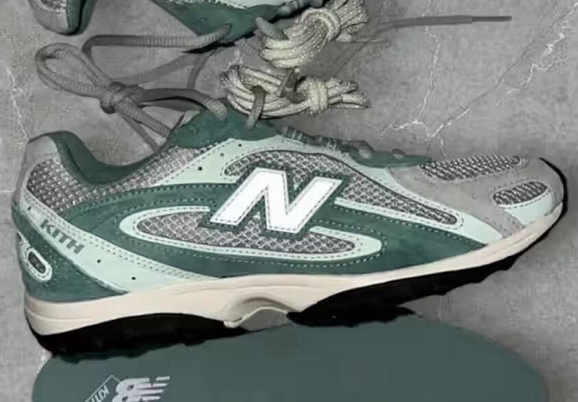 Kith x New Balance 204L 聯名鞋款 綠灰配色
